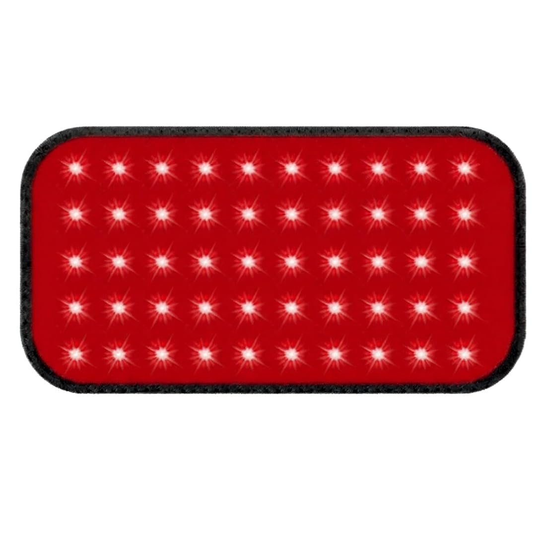 KTS Tapis lumière rouge portable sur le dos pour soulager les tensions.