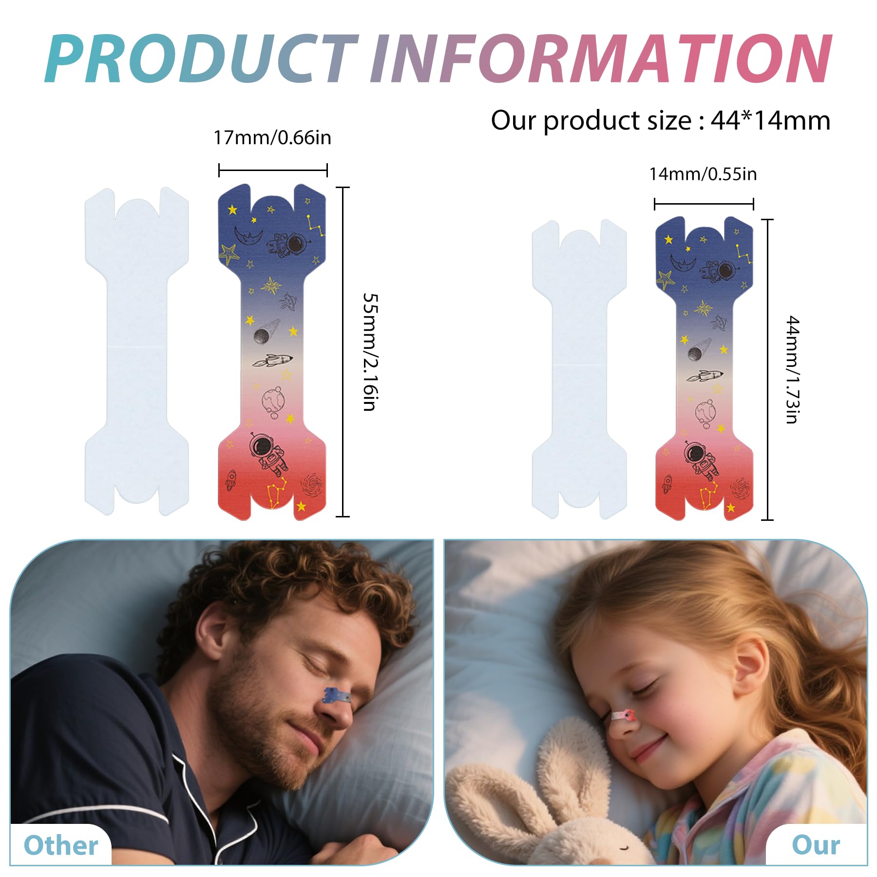 Kuabiz bande nasale enfant application simple pour la routine du soir