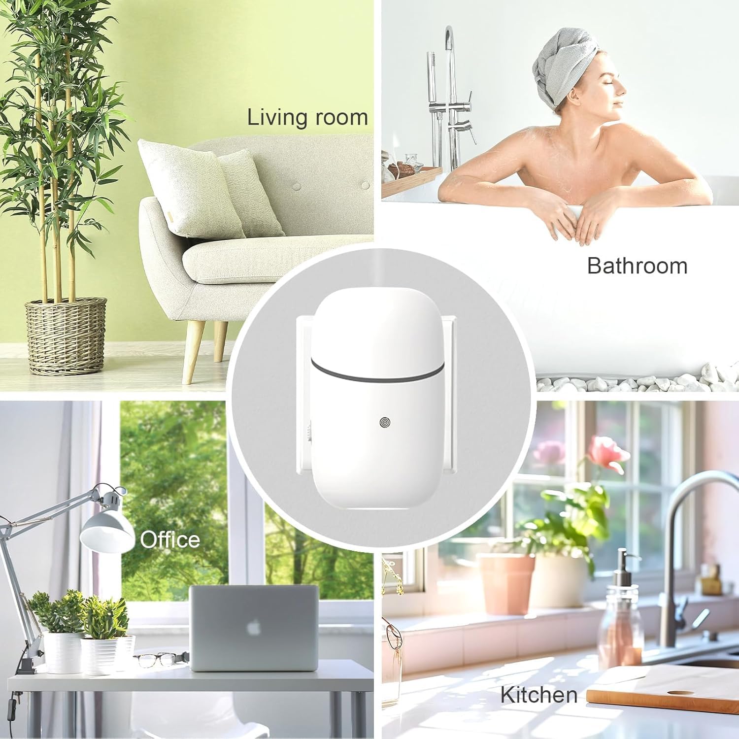 Kuandawei diffuseur usage maison-bureau parfume vos espaces quotidiens avec simplicité.