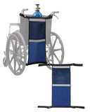 KUAZIDAR porte-bouteille d'oxygène pour fauteuil, accès rapide et rangement organisé.