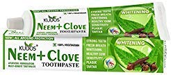 KUDOS Neem et Clou de Girofle dentifrice, emballage-dentifrice, hygiène quotidienne.