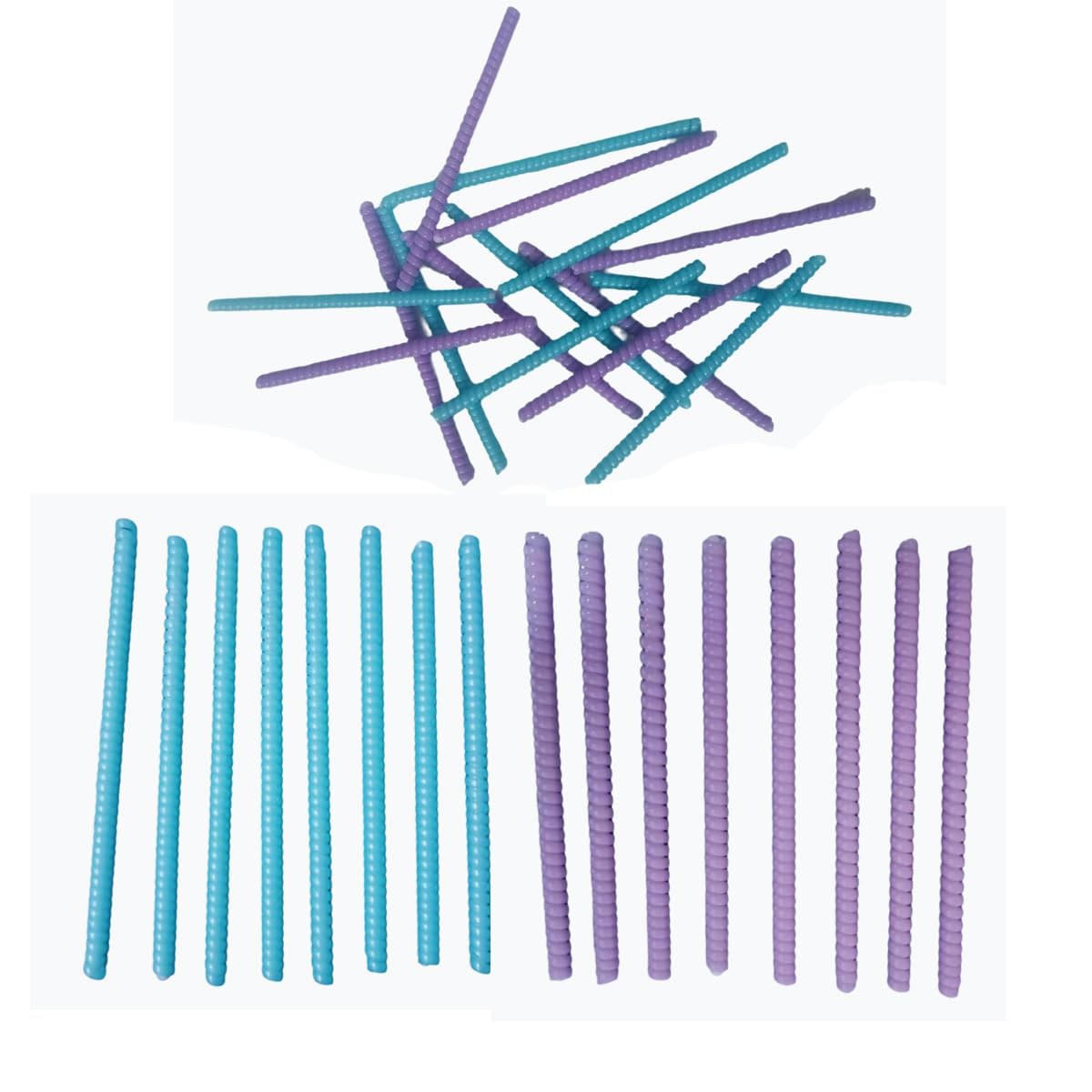 KUIBAFN tube d'oxygène - support crimp violet : réduction des torsions pour plus de confort.