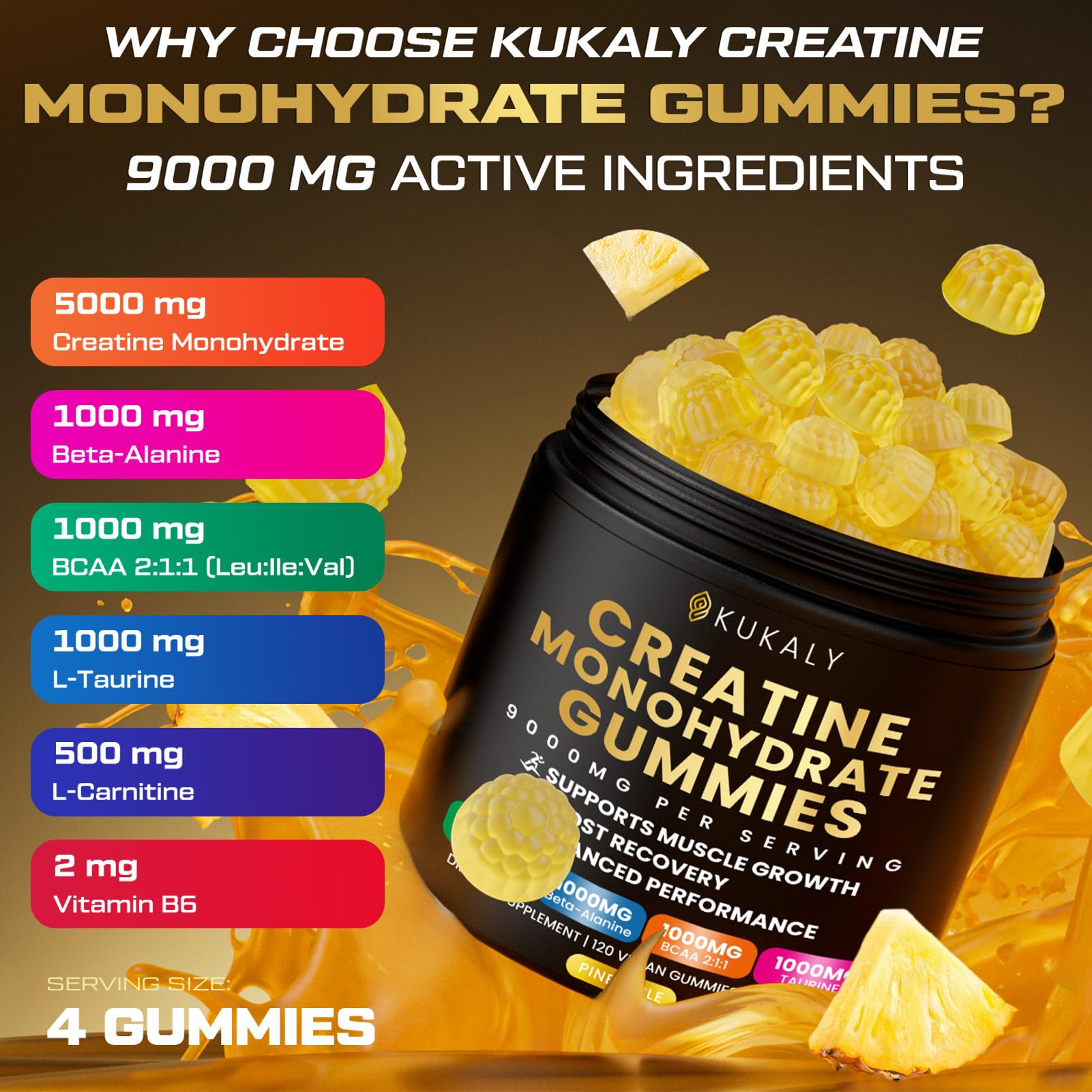 Gomme sans sucre Kukaly, dose précise par portion