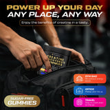 Gummies kukaly sans sucre, texture agréable pour l'entraînement.