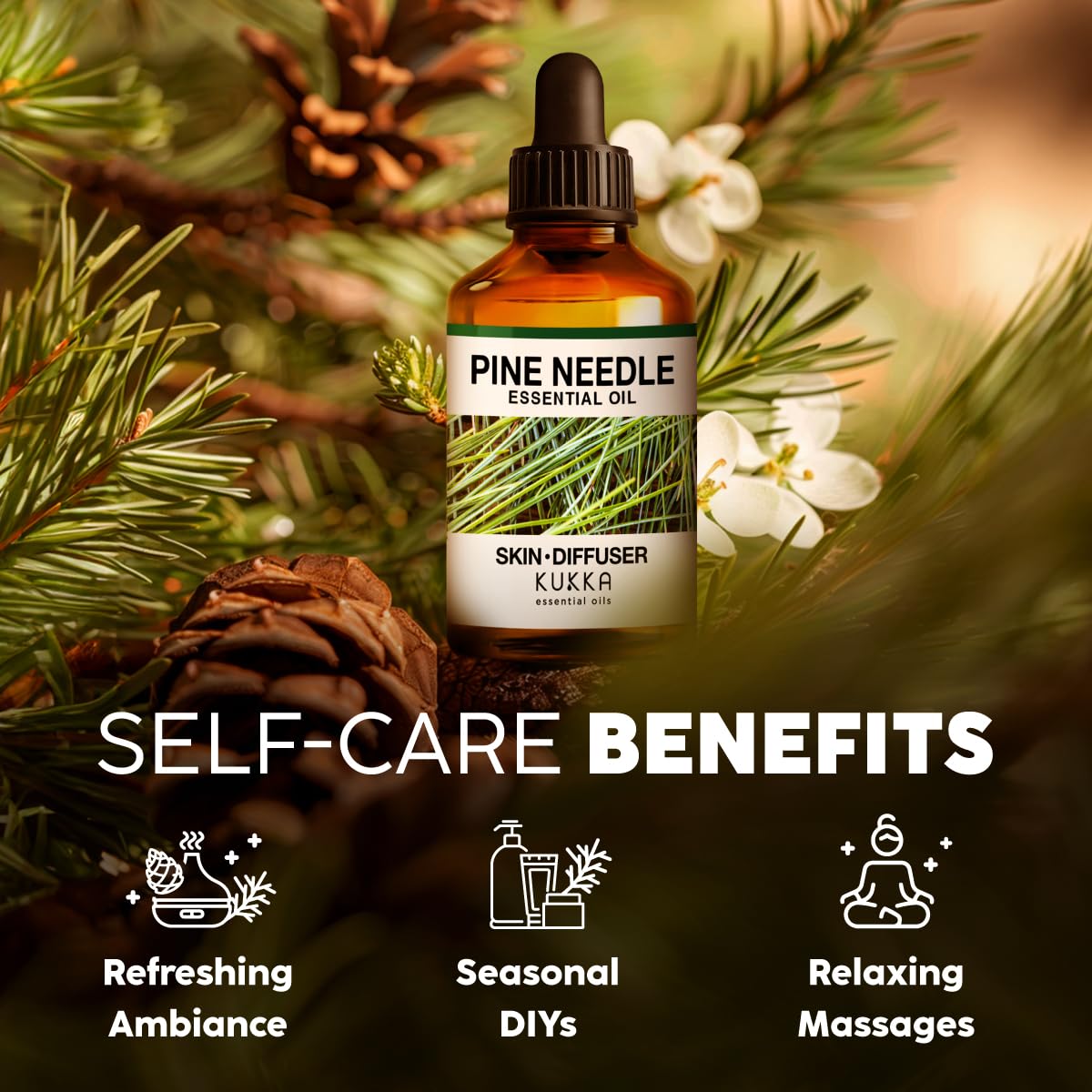  Packaging KUKKA pine sans cruauté et sans OGM prêt à l'emploi