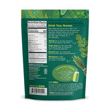 Poudre verte Kuli Kuli Green Power prête à être mélangée.