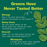 Étiquette moringa et ingrédients, notice claire pour snack sain