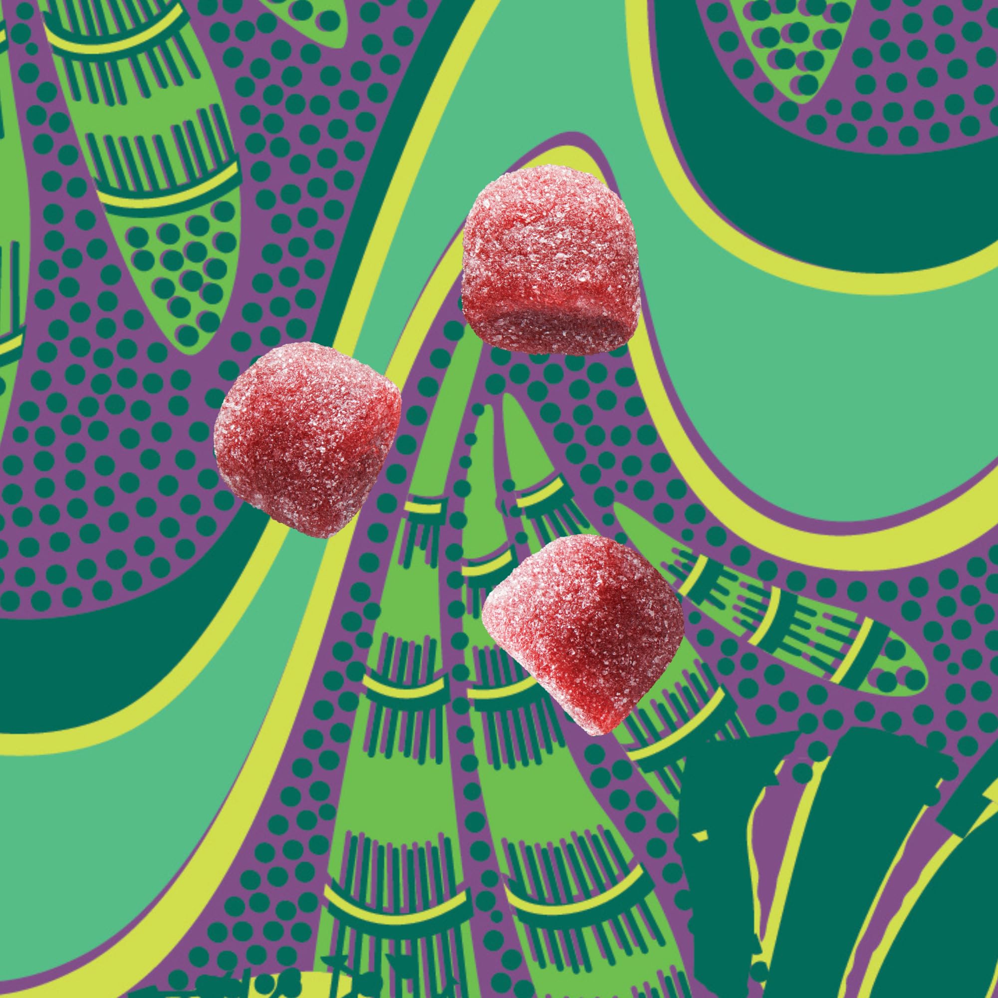 Étiquette et emballage clair des Kuli Kuli Super Gummies pour l’utilisation.