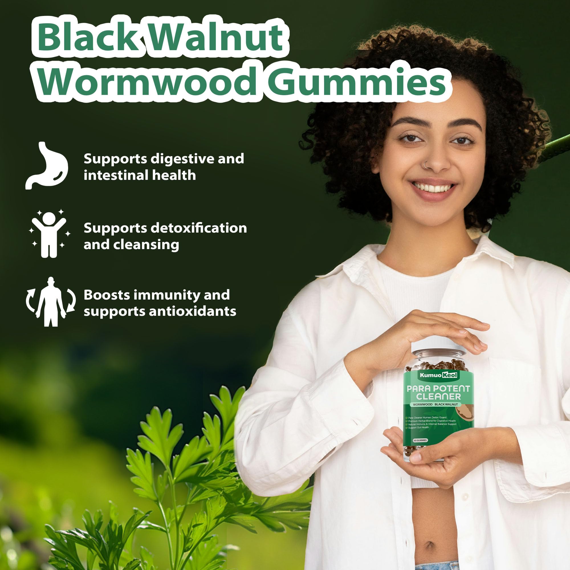 KumuoKeol gommes soutien-digestion, format pratique pour mode de vie actif