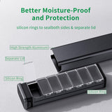 Kursoaya anneaux silicone – sécurité anti-ouverture en déplacement.