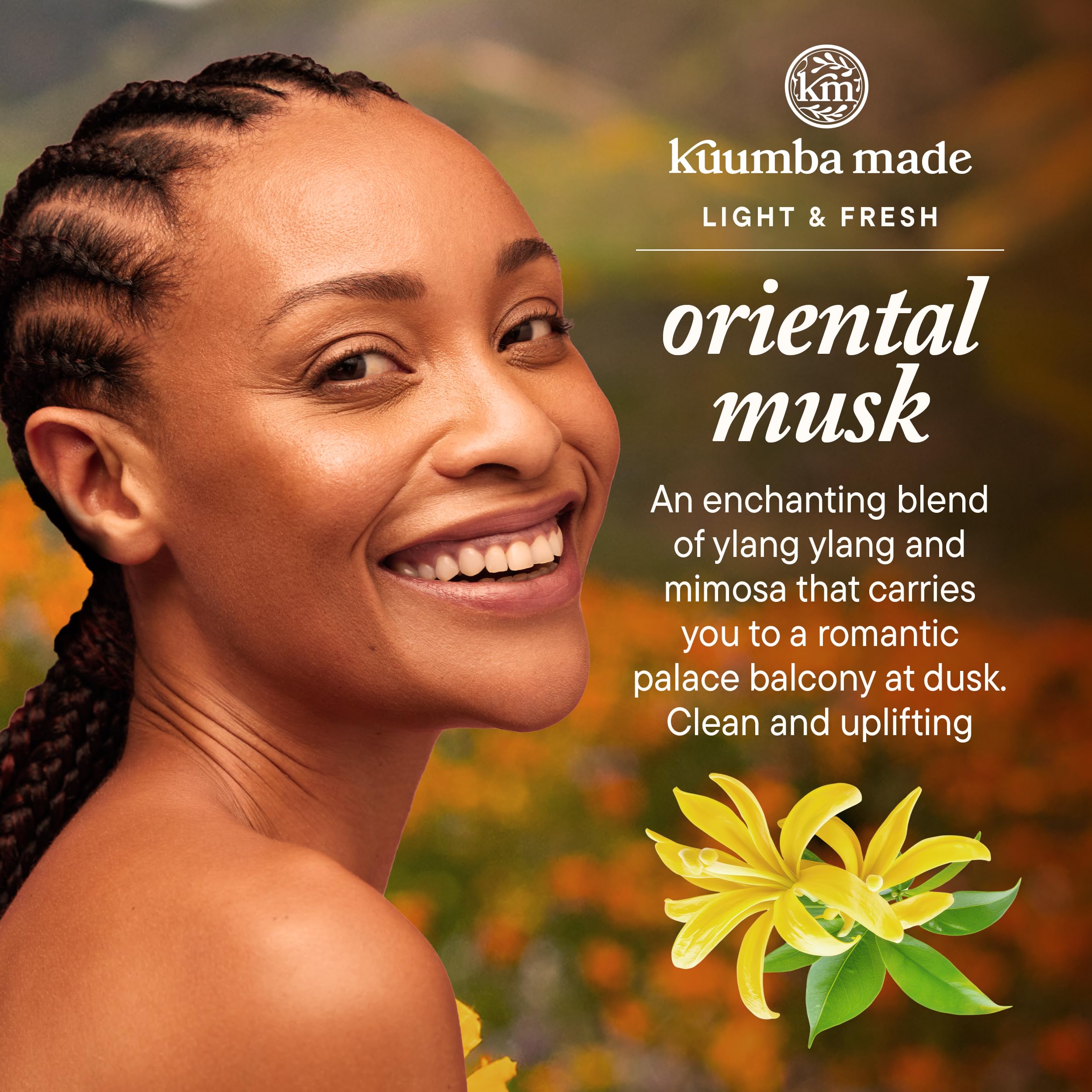 Kuumba Made Oriental Musc - notes ylang-ylang pour un accord floral.