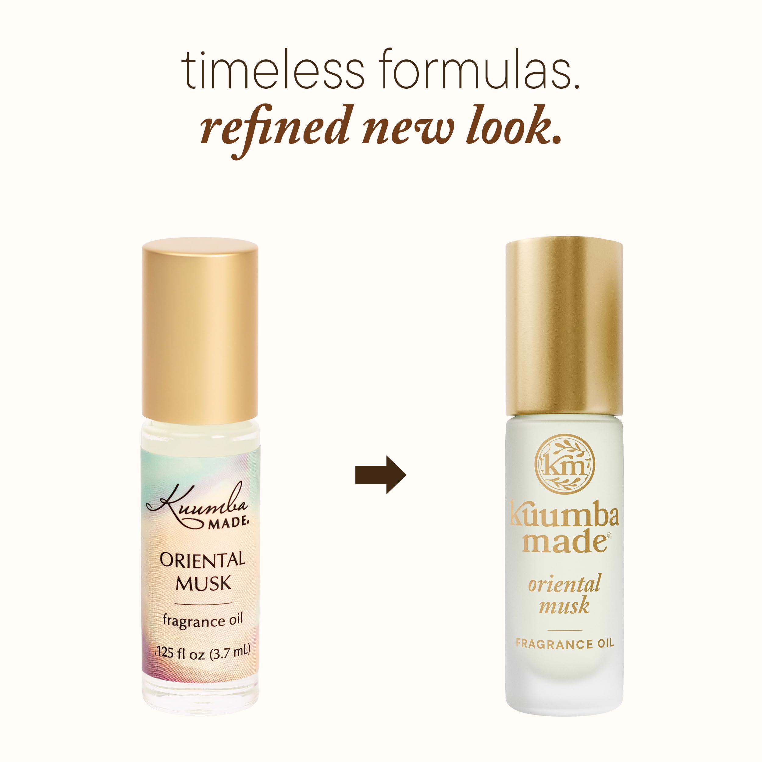Kuumba Made Oriental Musc - roller parfum, application rapide sur les poignets.