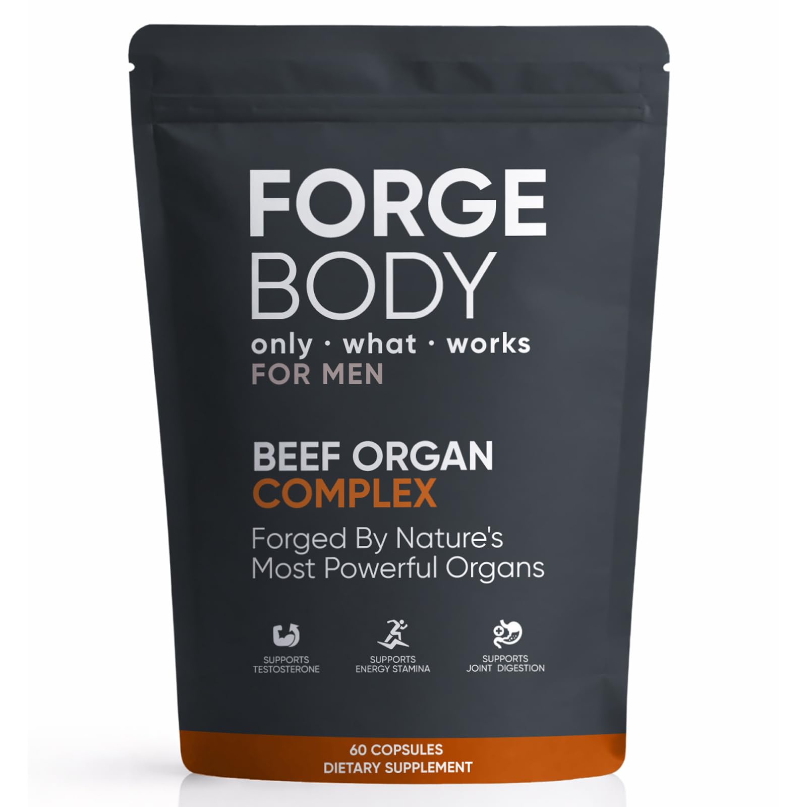 KXVUDE Forgebody – organes boeuf en capsules pour énergie et bien-être.