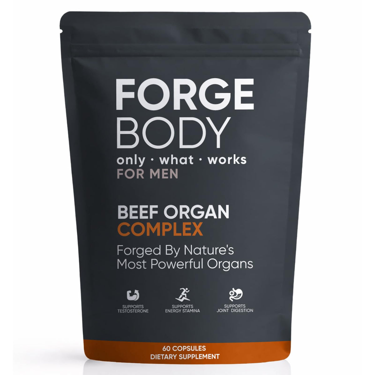 KXVUDE Forgebody – organes boeuf en capsules pour énergie et bien-être.