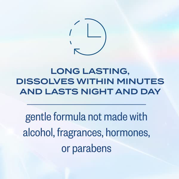 K-Y Liquibeads : ensemble de 6 inserts et 6 applicateurs faciles à utiliser.