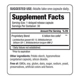 Kyo-Dophilus Fifty Plus: affichage sans gluten et sans lait pour plus d'inclusivité.