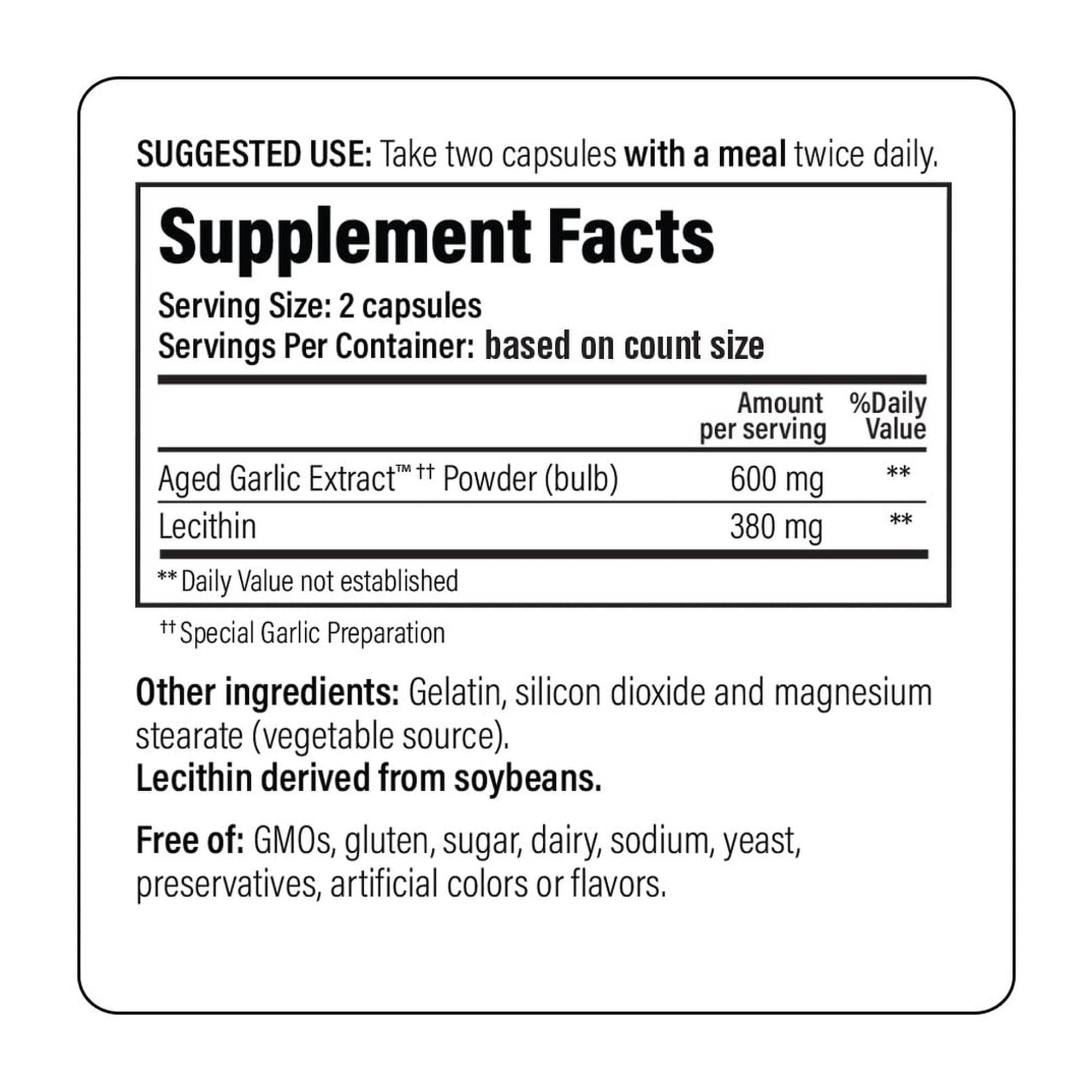 Kyolic Extrait Ail Vieilli 104 - fiche-conseils: conseils d'utilisation et sécurité