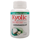 Kyolic Extrait d’ail âgé en capsule pour soutenir la circulation et la santé cardiovasculaire.