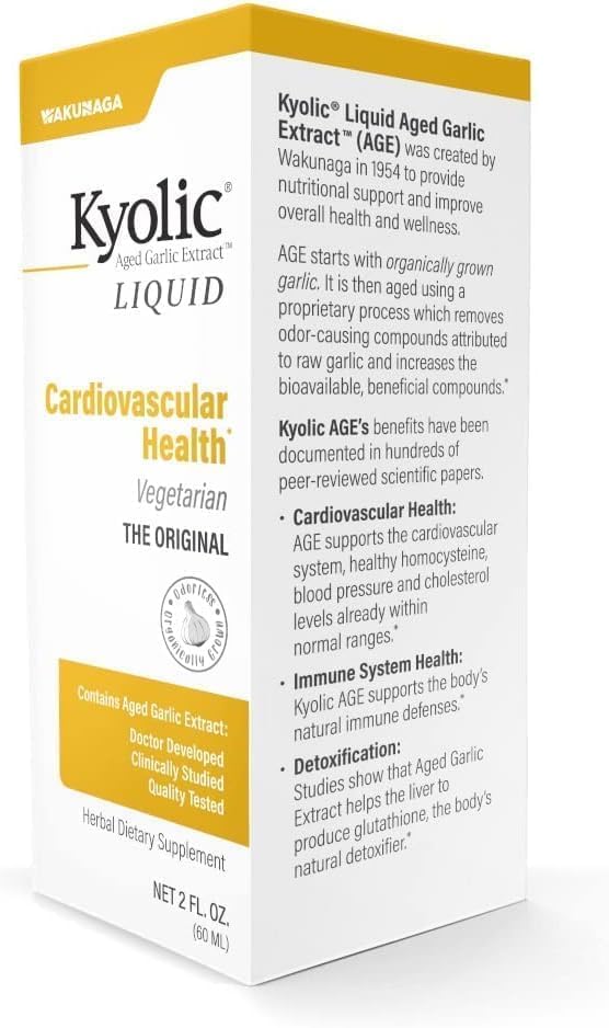 Kyolic extrait ail age – routine quotidienne, promotion d’un mode de vie sain.