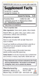 Informations nutritionnelles Kyolic Kyo-Dophilus illustrant le format pratique sans réfrigération.