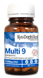 Kyolic Kyo-Dophilus Multi 9 – Gelules visibles, mélange de souches flore intestinale.