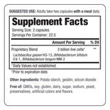 Usage quotidien Kyolic Kyo-Dophilus avec des capsules faciles à prendre.