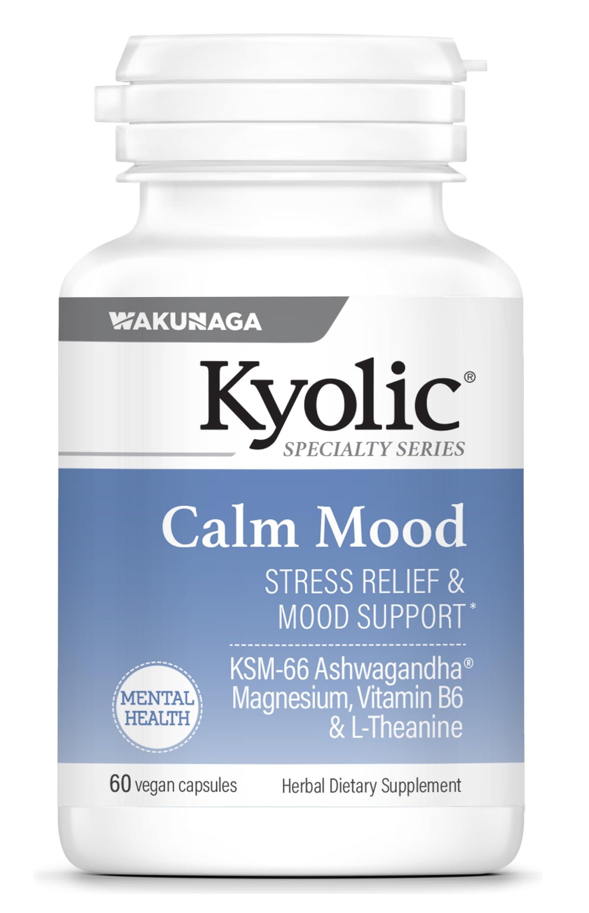 Kyolic Calm Mood – Bouteille du complément pour un calme quotidien.