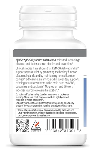 Kyolic Calm Mood – Gélules prêtes à l'emploi pour le bien-être quotidien.