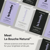 Utilisation quotidienne des bandes La Bouche Natural pour un entretien éveillé.
