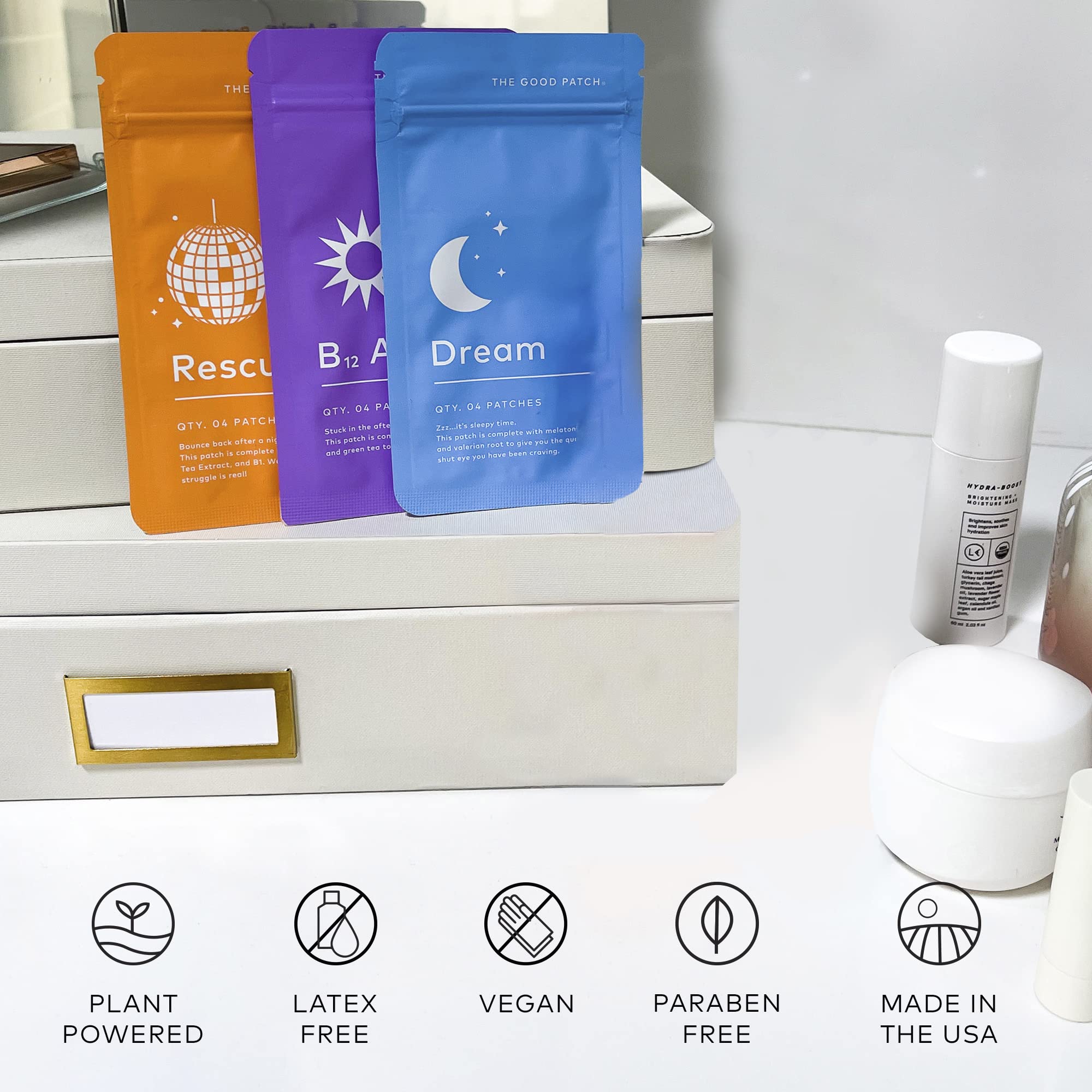 LA MEND Patch Trio Emballage: trio pratique pour la routine