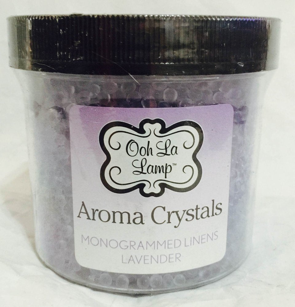 La-Tee-Da Ooh La Lamp Aroma Crystals Linge Monogrammé Lavande pour une ambiance parfumée durable.