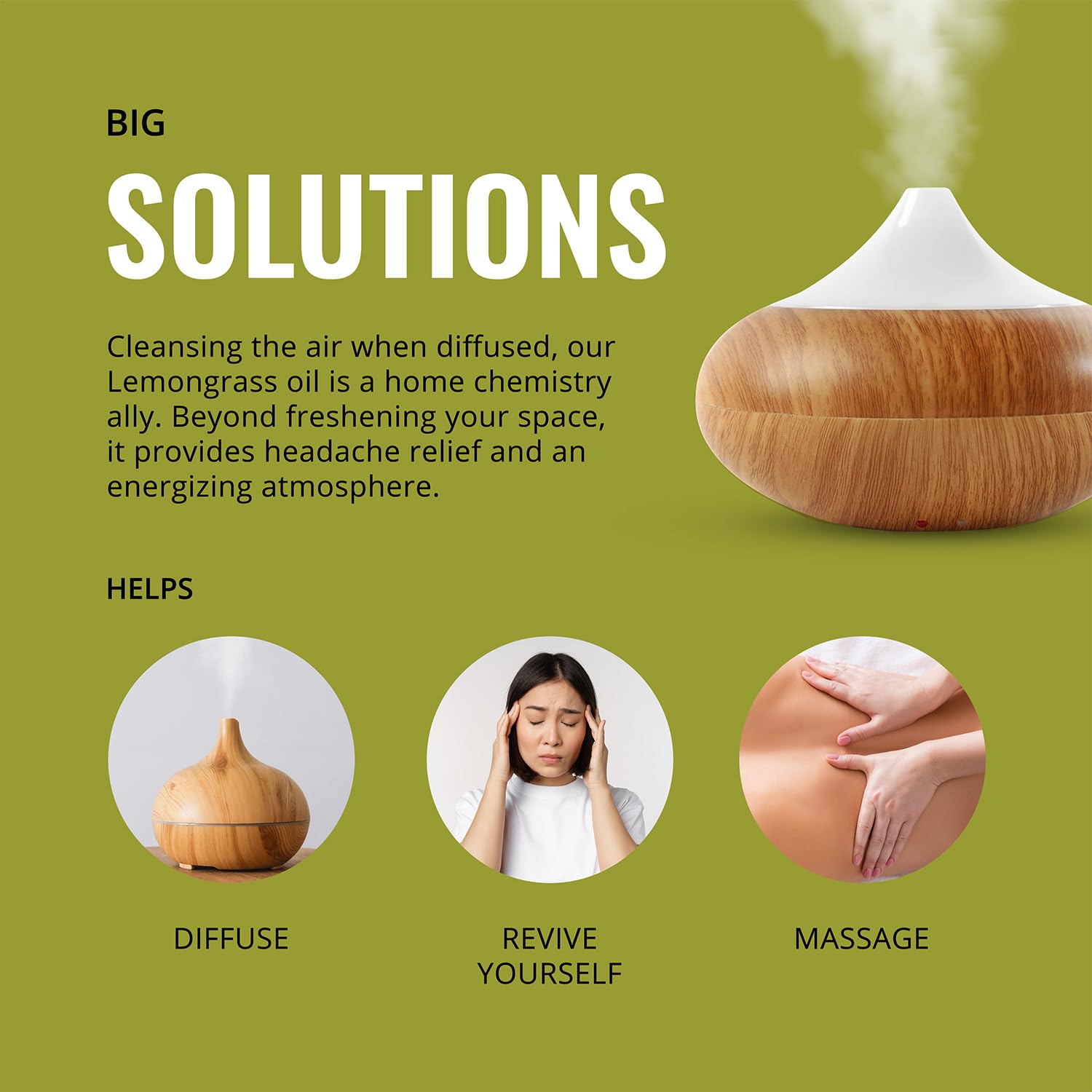 Bougie artisanale citronnelle Lab Bulks pour atmosphère vivifiante