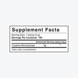 LAB NUTRITION GOL Créatine Monohydrate - emballage pratique avec dose intégrée