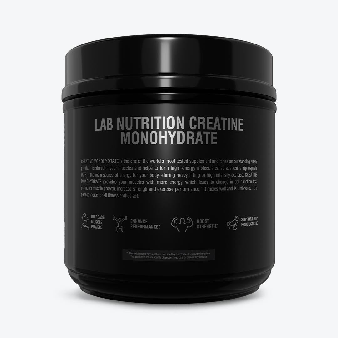 LAB NUTRITION GOL Créatine Monohydrate - mélange facile dans l’eau