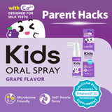 LAB52 Kids Oral Spray : démonstration d’application simple pour les tout-petits.