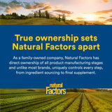 Label vegan sans gluten Natural Factors – garantie de pureté