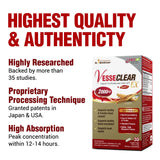LABO Nutrition VesseCLEAR EX – étiquette claire indiquant dose et ingrédients clés