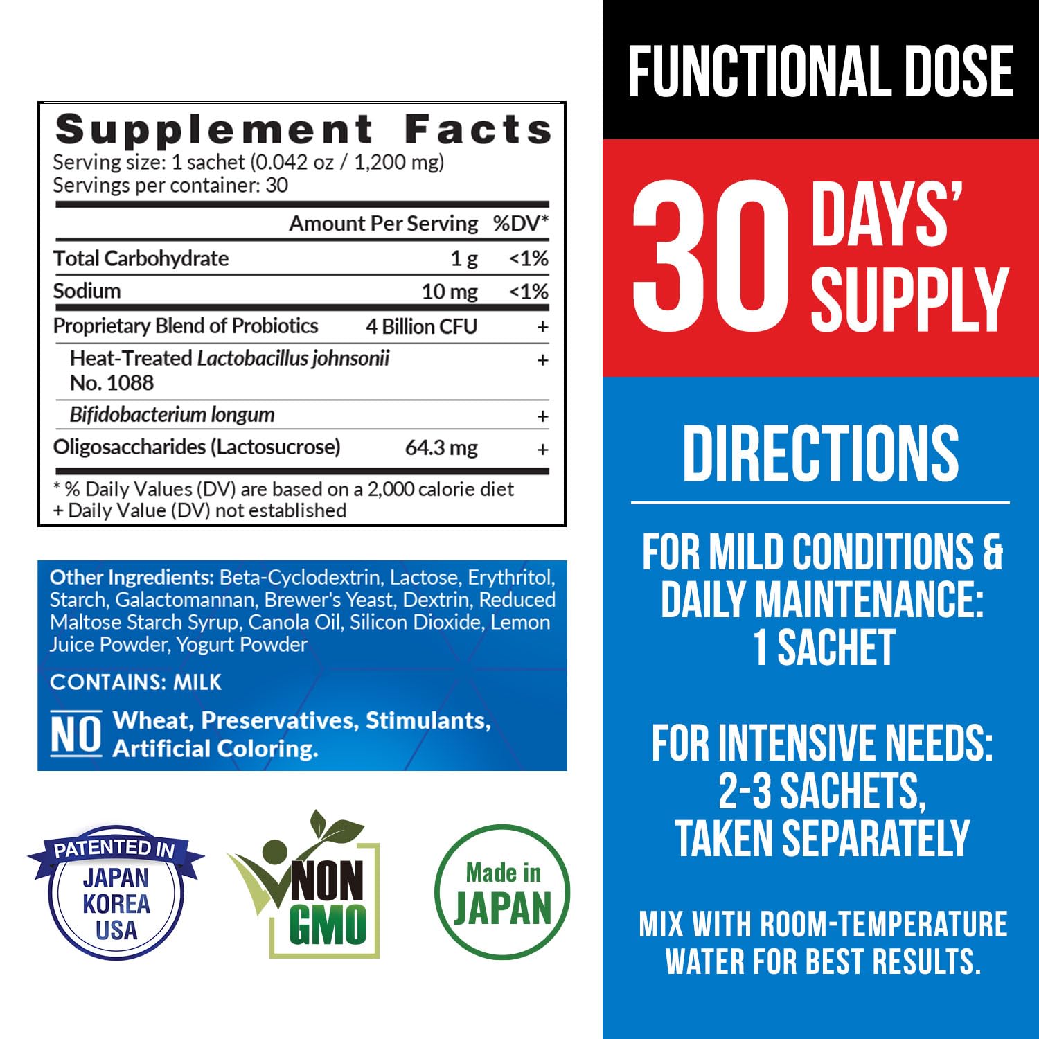 LABO Nutrition GASTRICELL sachets ouverts, utilisation rapide au quotidien