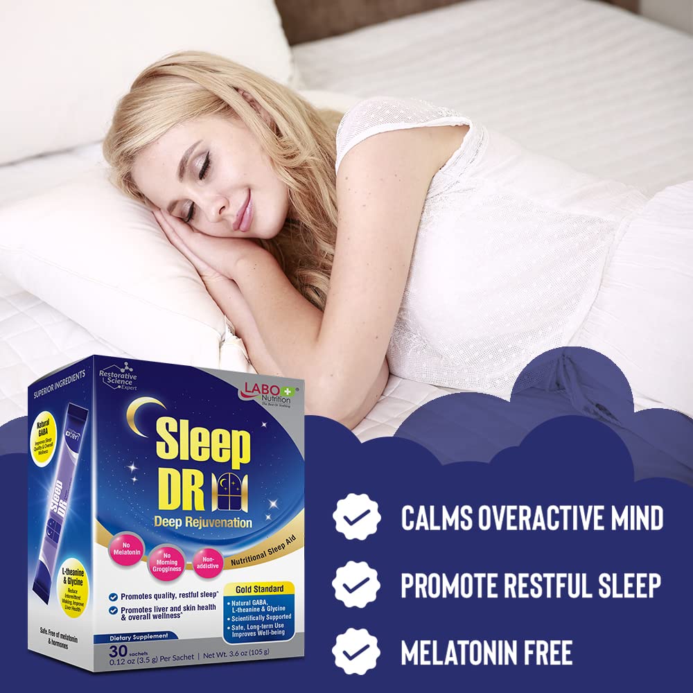 LABO Nutrition Sleep DR en bouteille, format pratique et sans mélatonine.