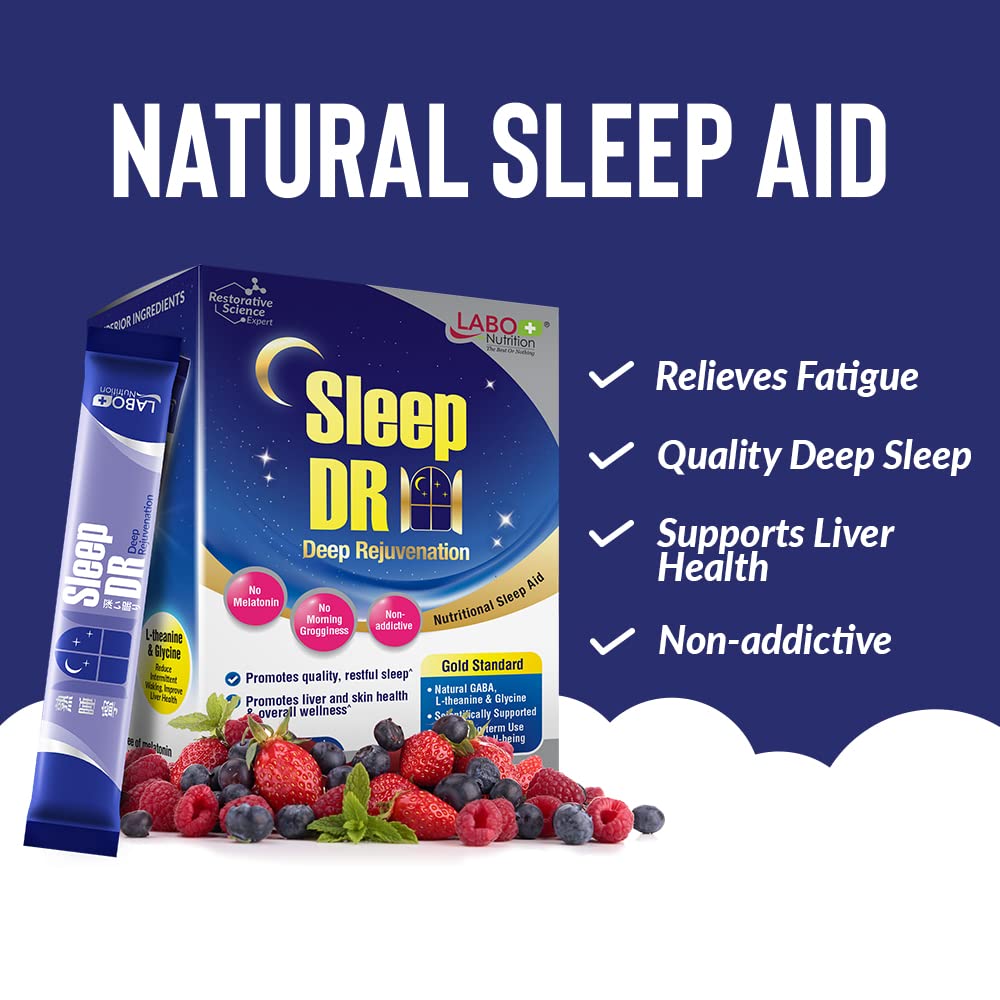 Sachet Sleep DR LABO Nutrition, solution nomade pour routine nocturne.