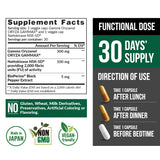 LABO Nutrition VesseCLEAR CX – capsules en gros plan, soutien potentiel à la circulation