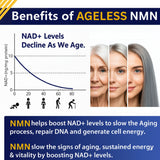 Capsules NMN Ageless Foundation prêtes à prendre le matin