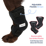 Labra Dog wrap compression jambe: maintien confortable et ajustable.