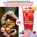 Préparation avec eau Labrada Elastijoint offre une boisson punch aux fruits rafraîchissante
