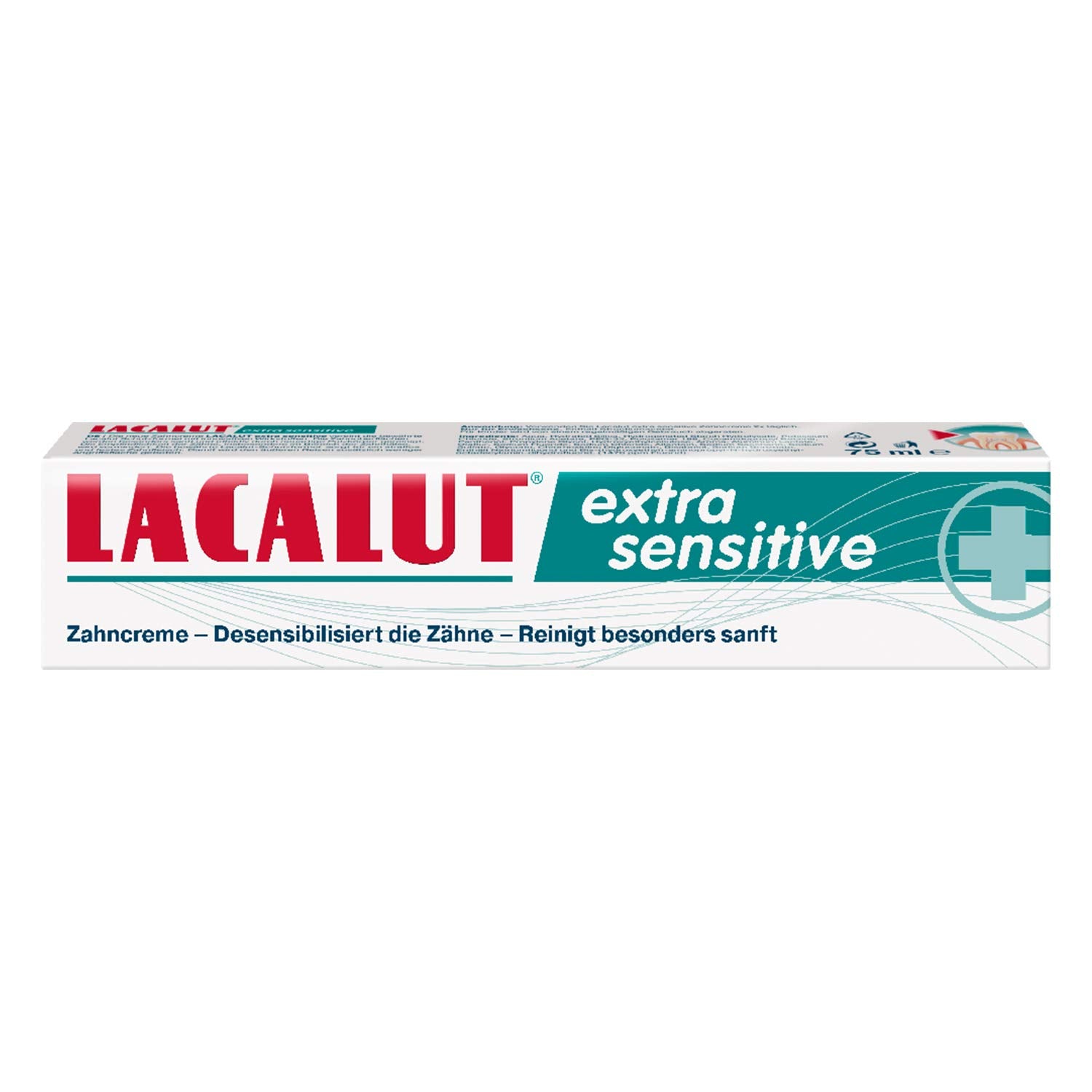 Lacalut dentifrice ultra-sensible en tube, soin quotidien pour dents sensibles