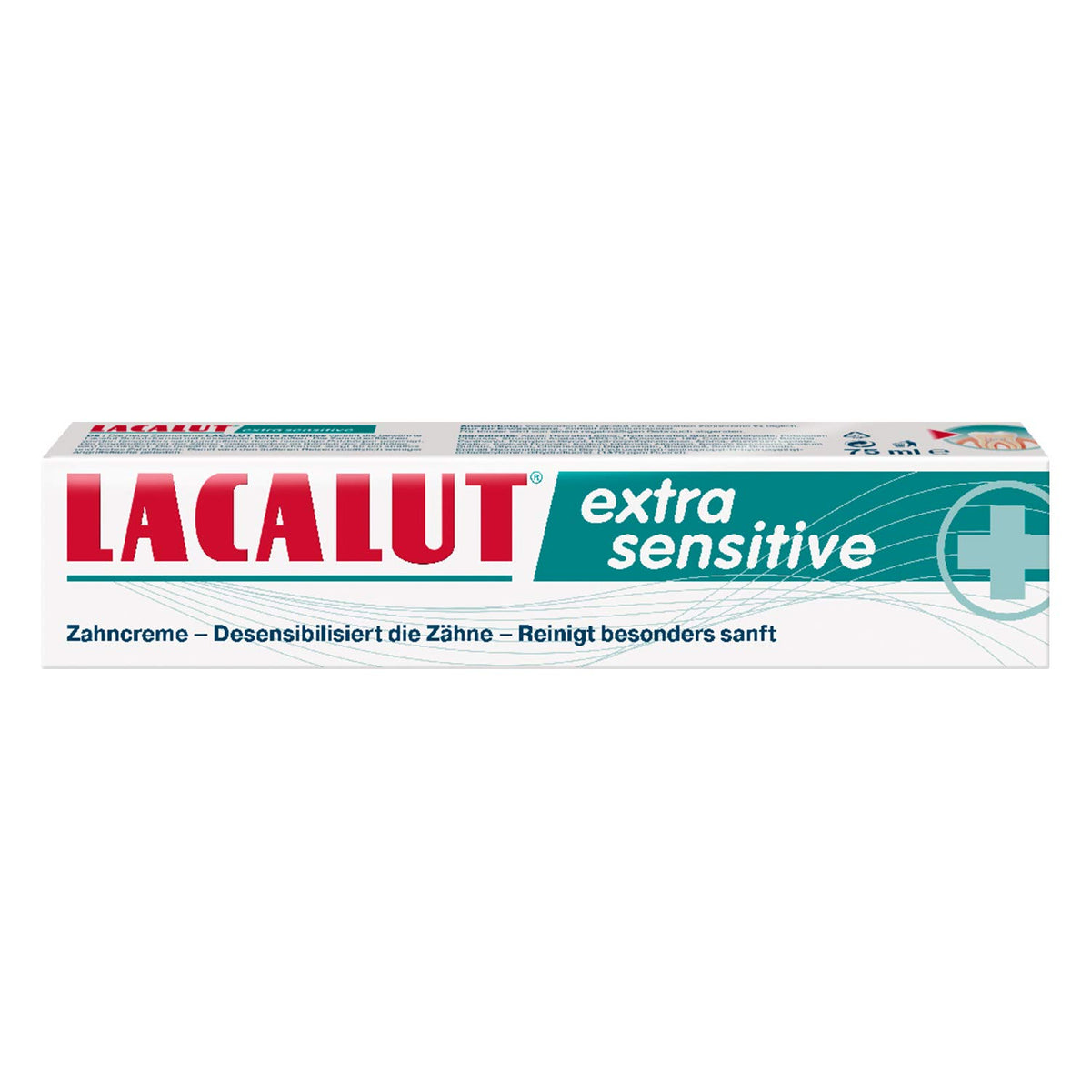 Lacalut dentifrice ultra-sensible en tube, soin quotidien pour dents sensibles