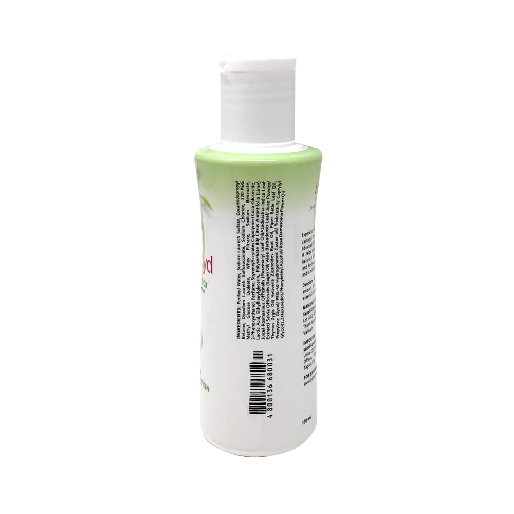 Lactacyd Fraîche emballage élégant, pratique pour le sac de toilette.