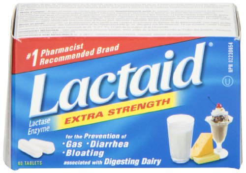 Lactaid tablettes à mâcher, prise facile au milieu du repas.
