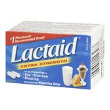 Lactaid tablettes à mâcher, texture douce pour avaler facilement.