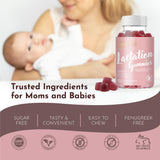 Gommes LactiFull saveur fraise, pratiques pour l'allaitement